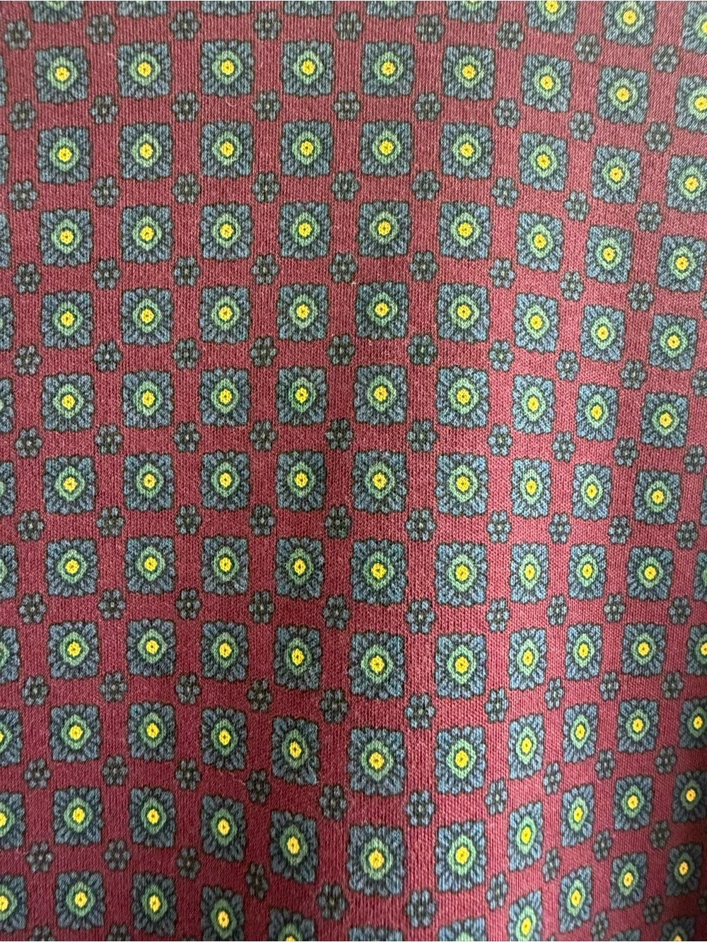 Polo by Ralph Lauren Men's Maroon Dot-Print Polo
